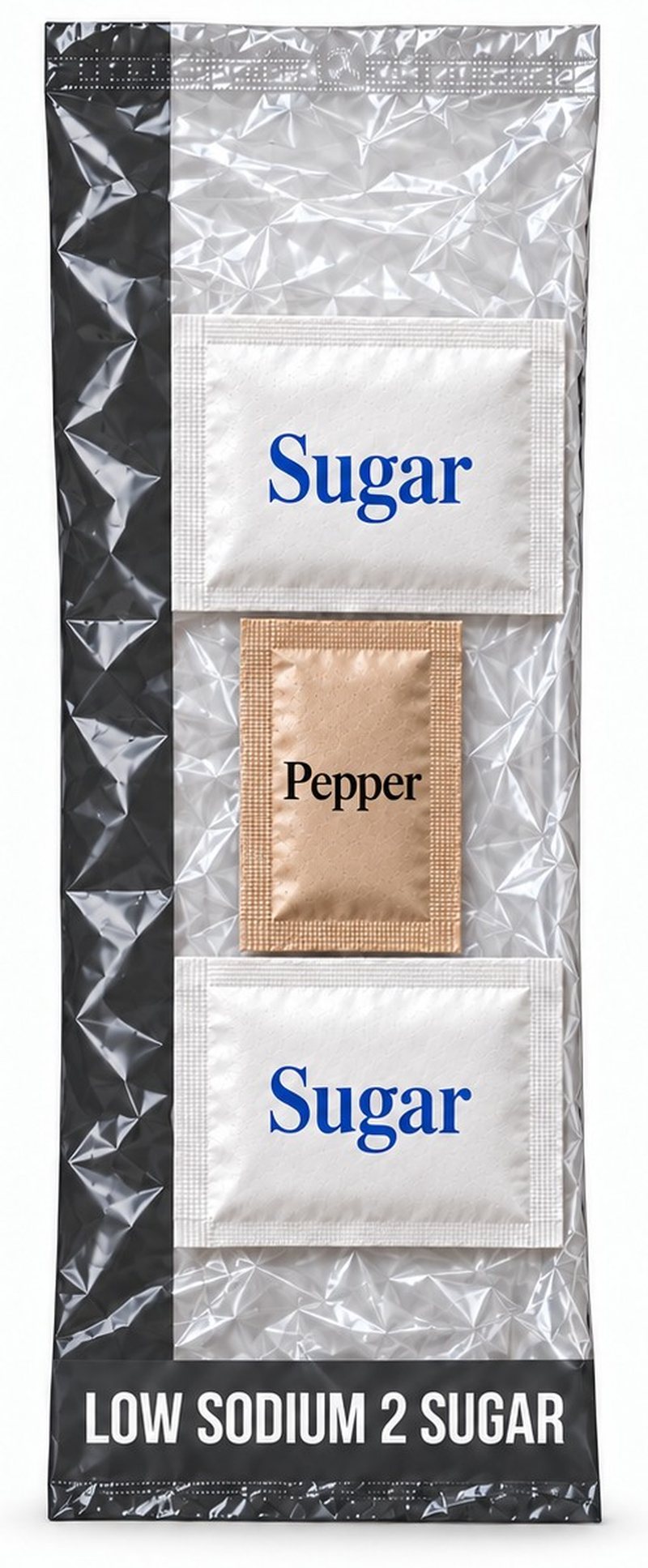Gray Low-Sodium Condiment Kit