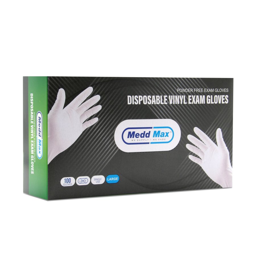 Vinyl Exam Gloves, Powder-Free